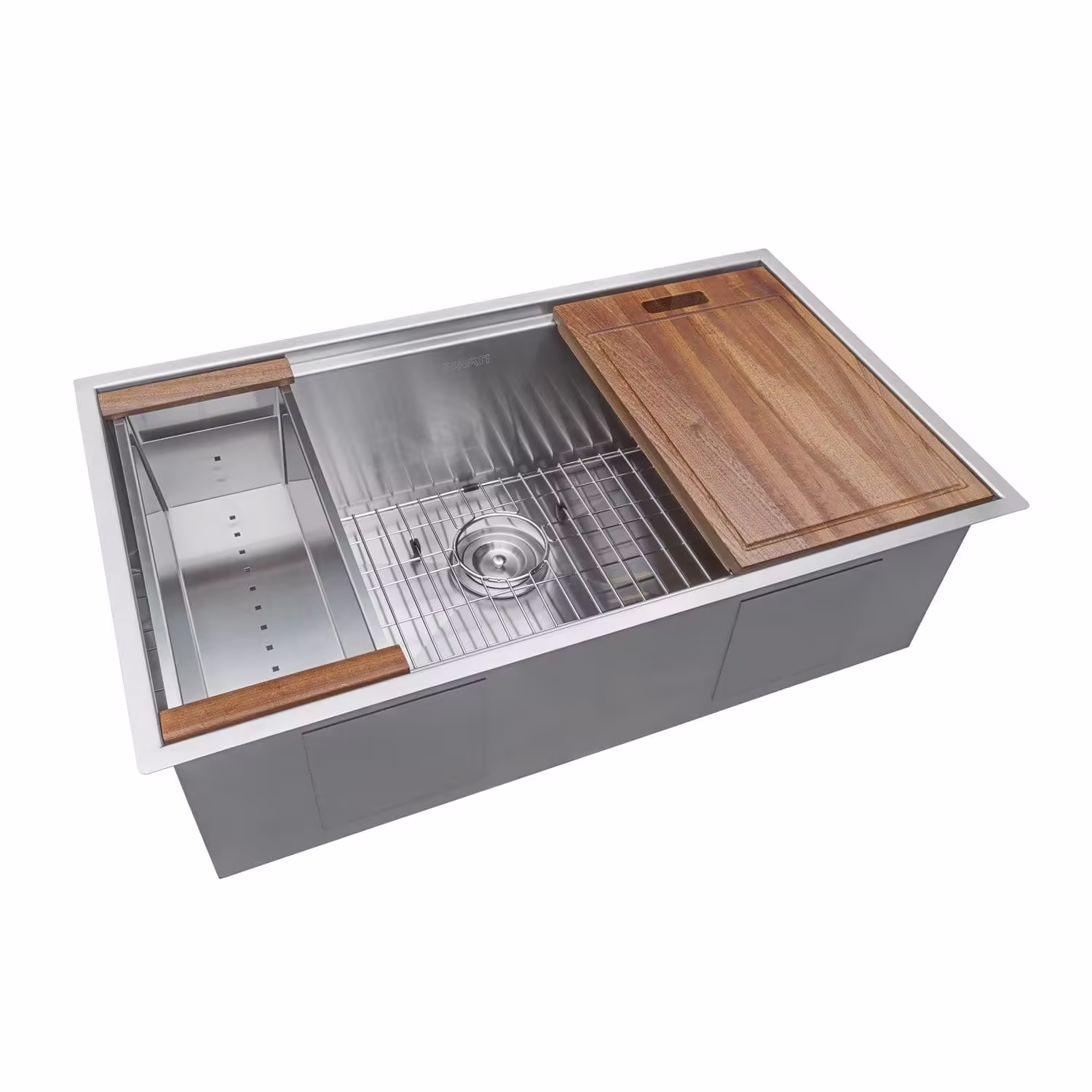 Ruvati RVH8300 Undermount 16 Gauge 32" Kitchen Sink Single Bowl Stainless Steel
