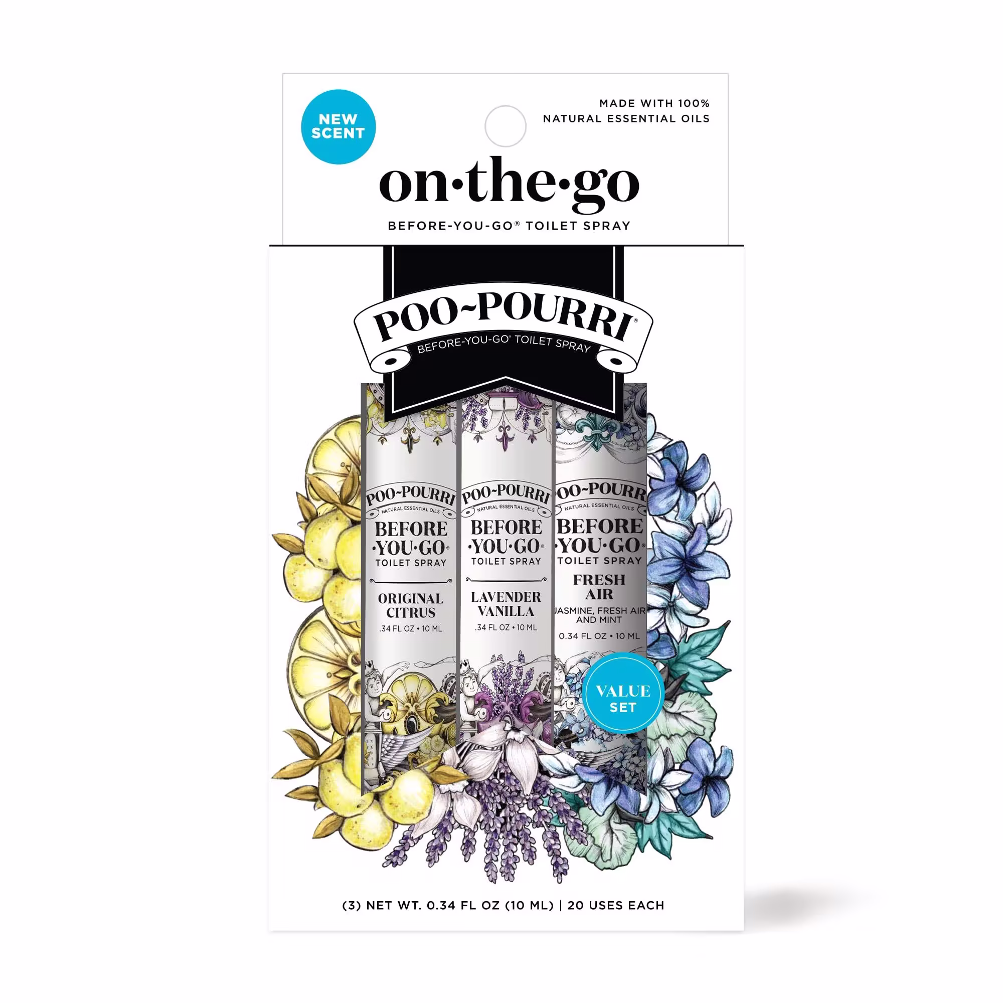 Poo-Pourri on The Go 3 Pack Set
