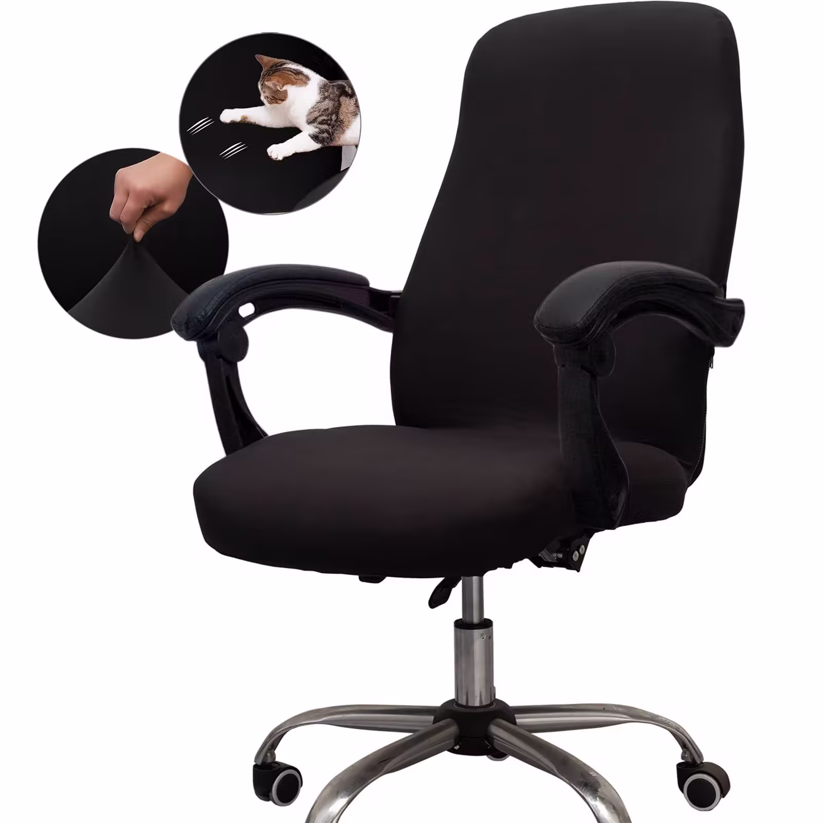 Melaluxe Office Chair Cover - Universal Stretch Desk Chair Cover