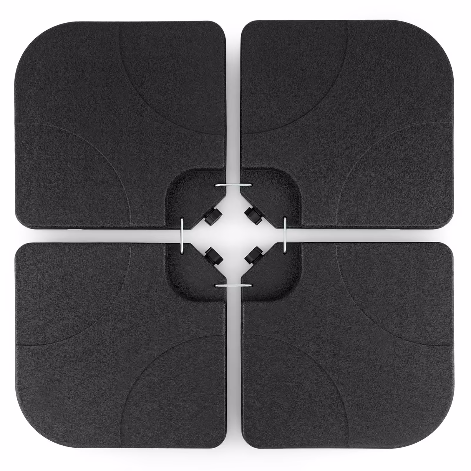 Tangkula 4 Piece 164 Lbs Umbrella Base for Patio