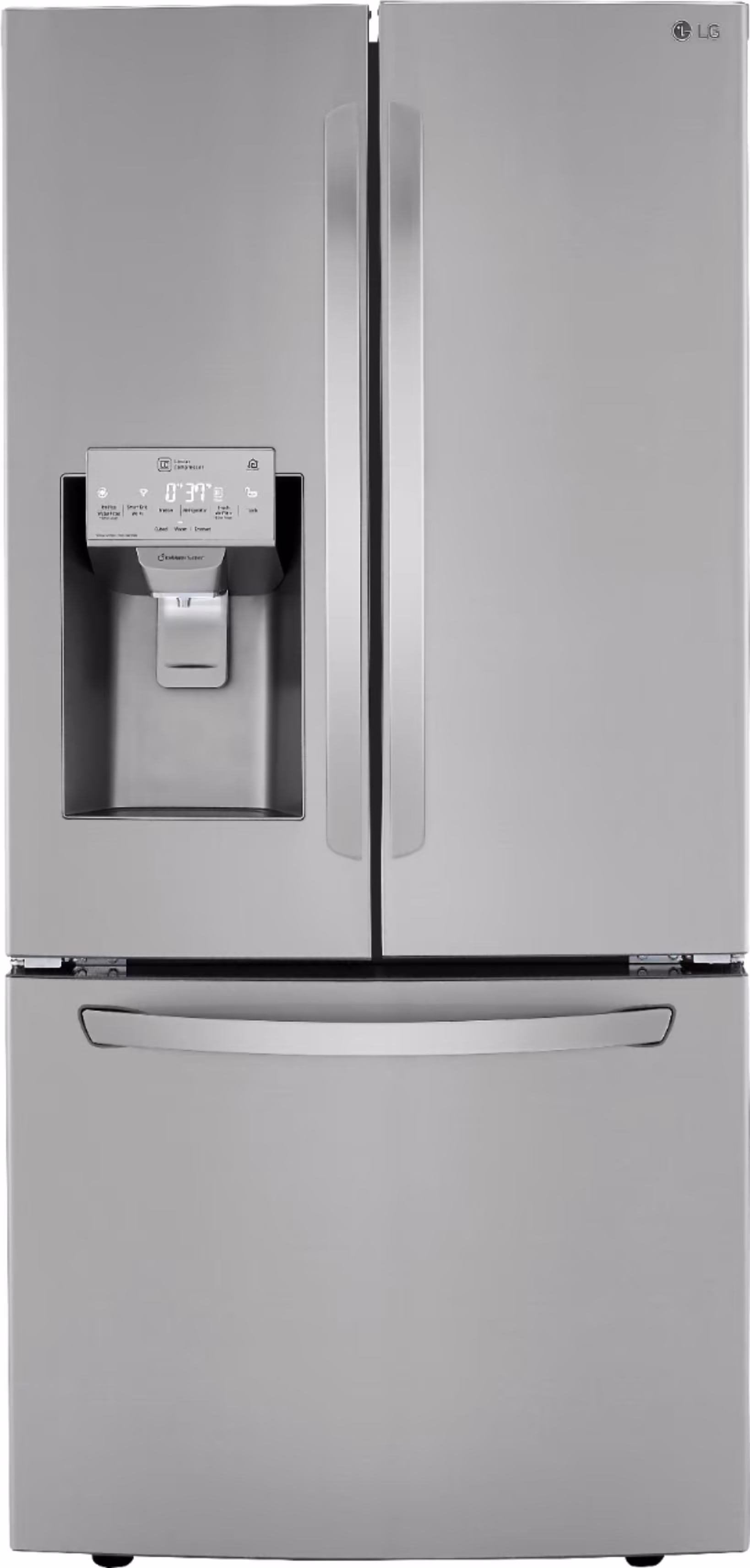 LG LRFXS2503S 25 Cu. ft. Stainless Smart French Door Refrigerator