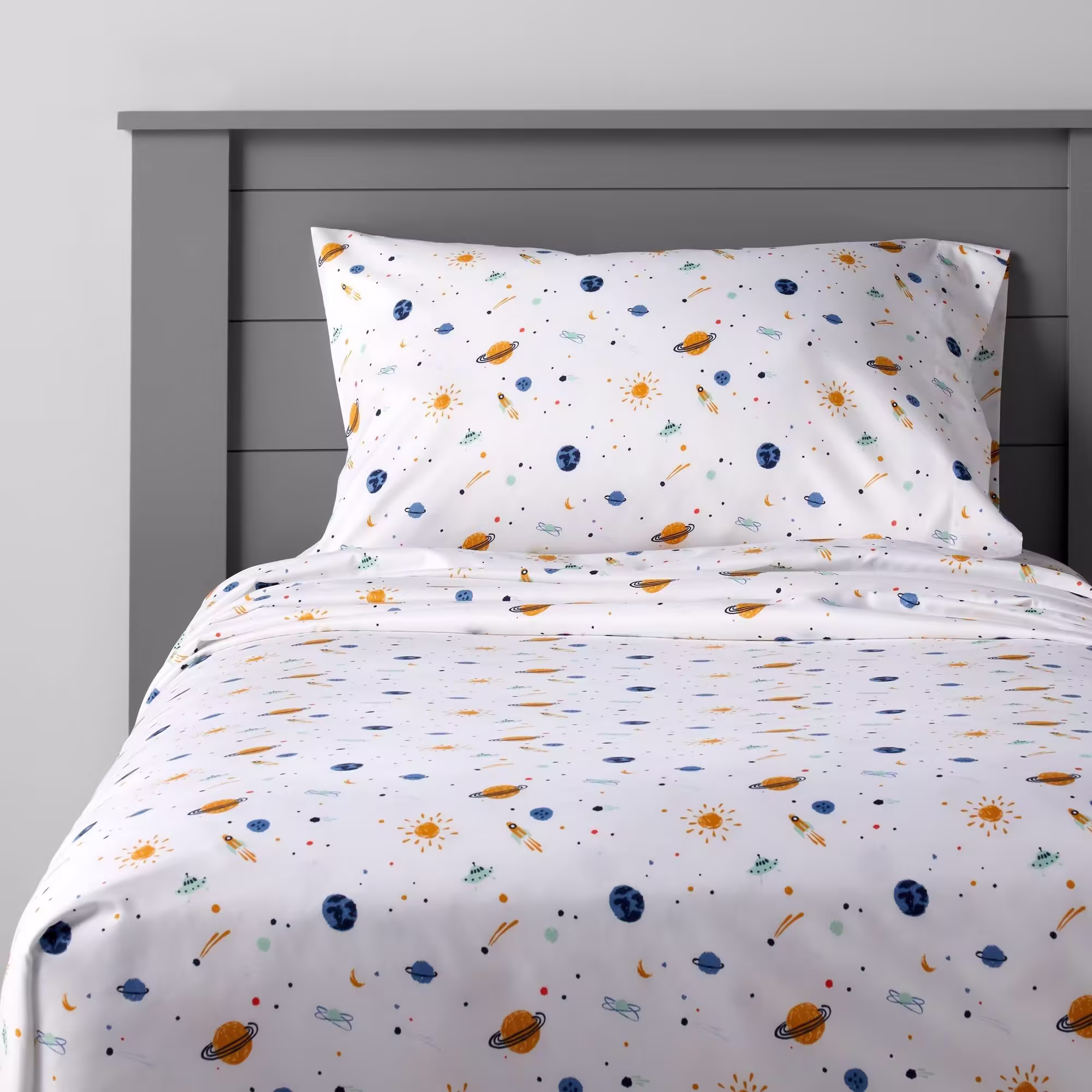 Space Microfiber Sheet Set - Pillowfort - Twin