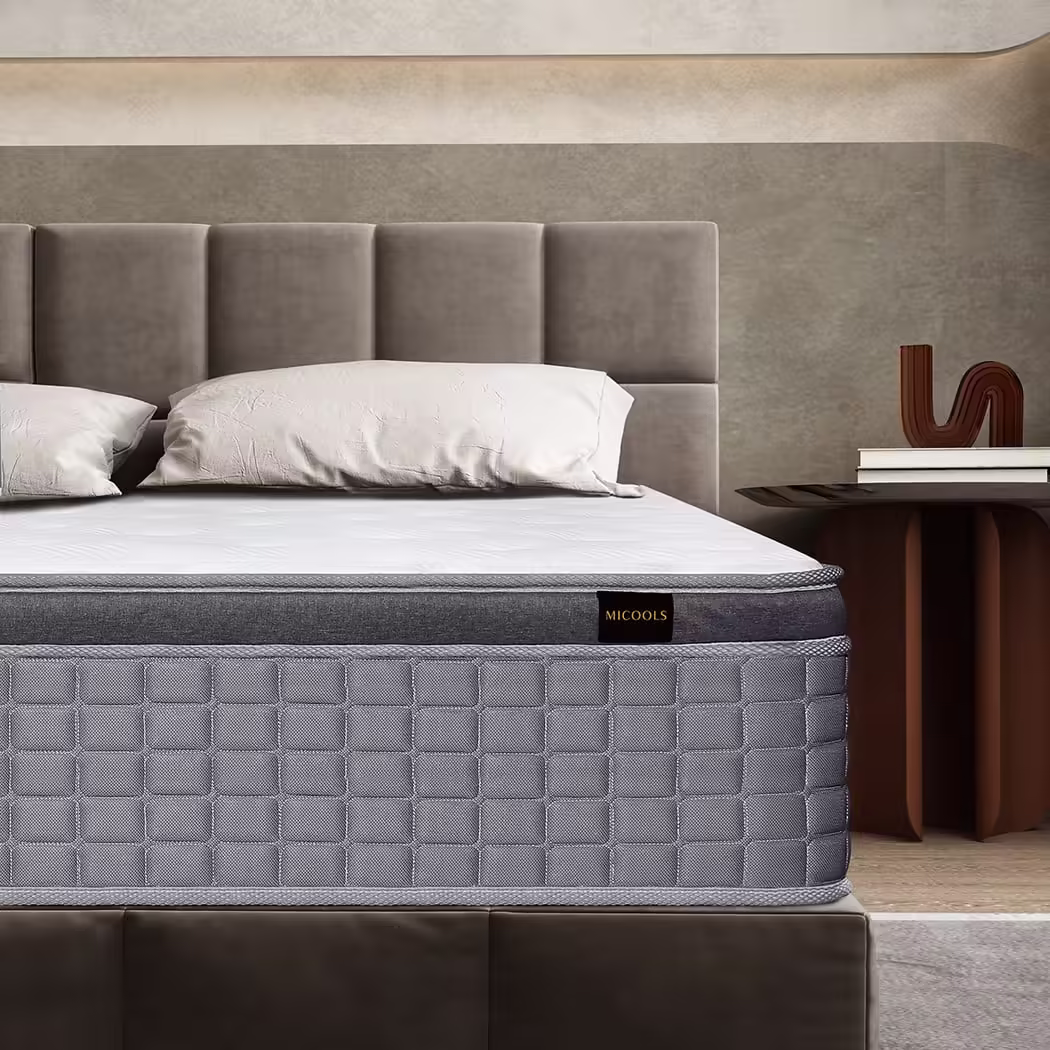 MICOOLS 12" Gel Memory Foam Spring Hybrid Mattress in a Box, Twin Mattress