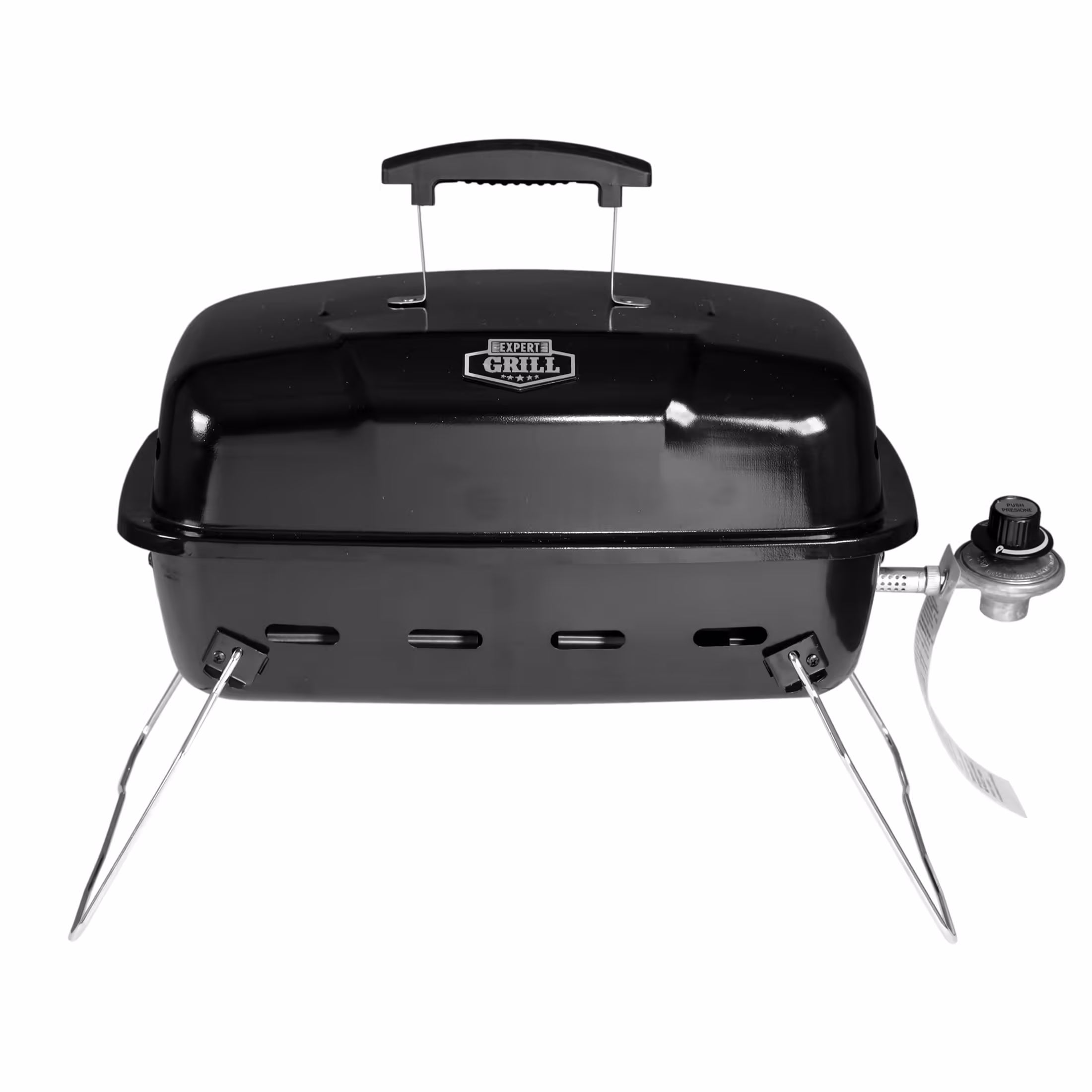 Grill 17.5 10.000 BTU Portable Propane Gas Grill. Black