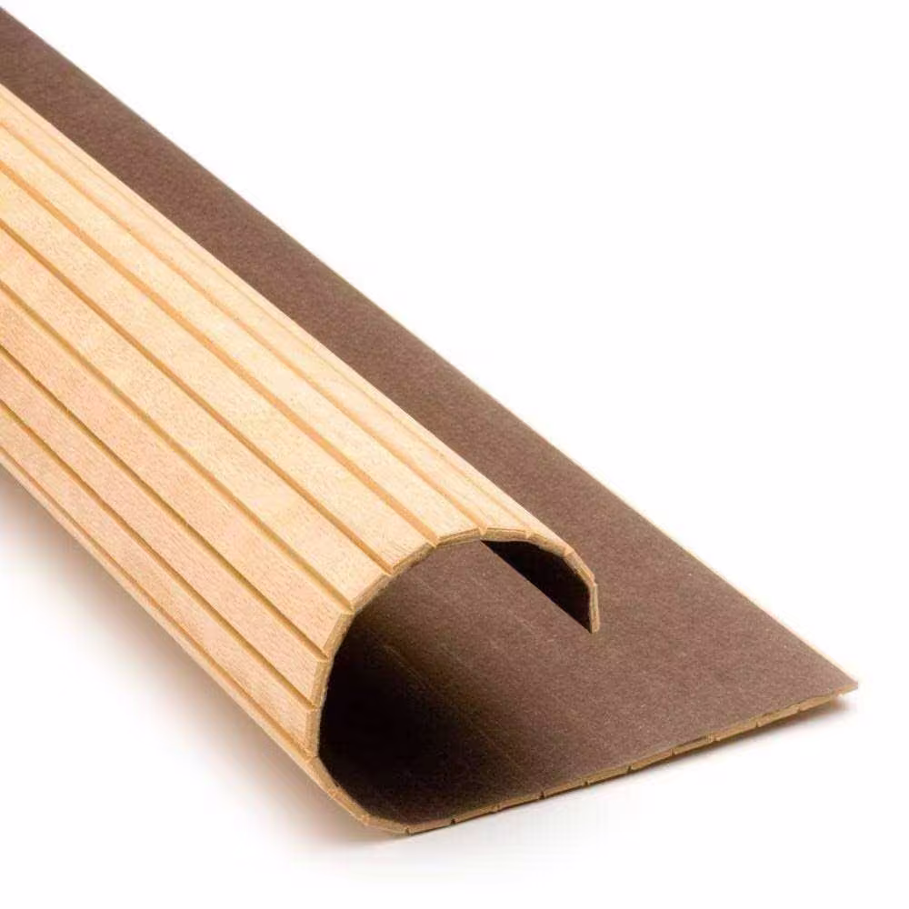 Pole-Wrap 48 in. x 16 in. Oak Basement Column Cover 85EX164