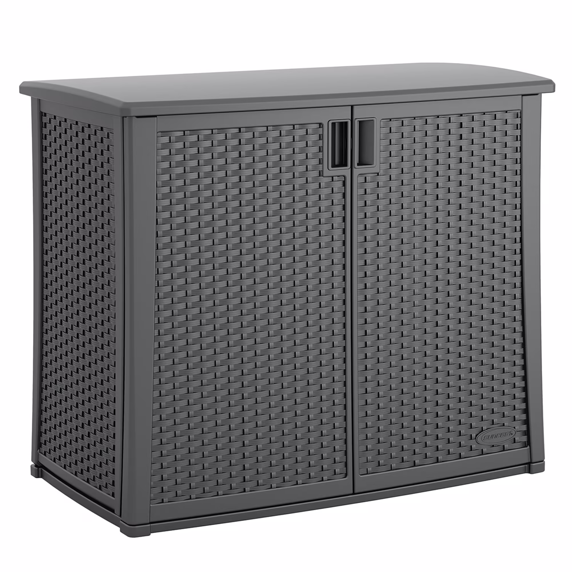 Suncast Outdoor 97-gallon Cabinet Deck Storage Box, Gray