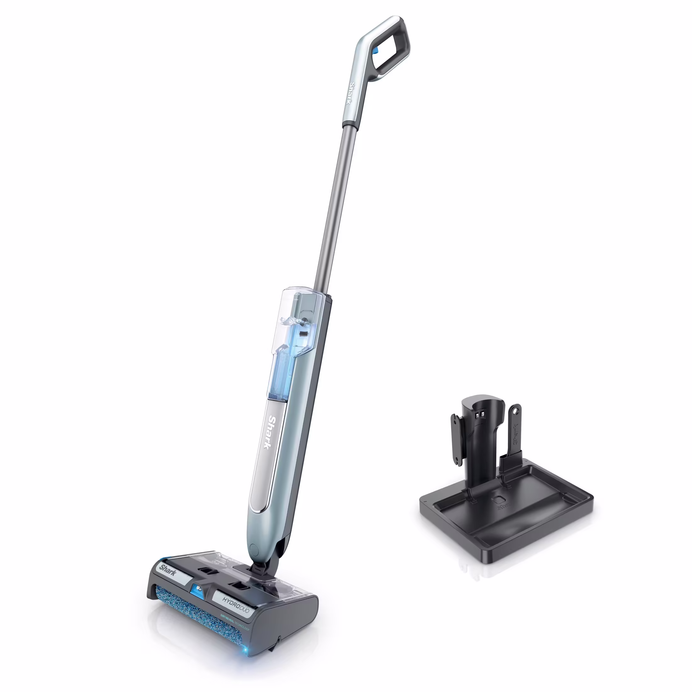 Open Box Shark?? HydroDuo with Dirt-Reveal Technology, Cordless, Hard Floor Cleaning System, Wet & Dry Debris Pickup, Mop & Scrubs All at Once, Hardwood, Tile, Laminate Floors, WW200