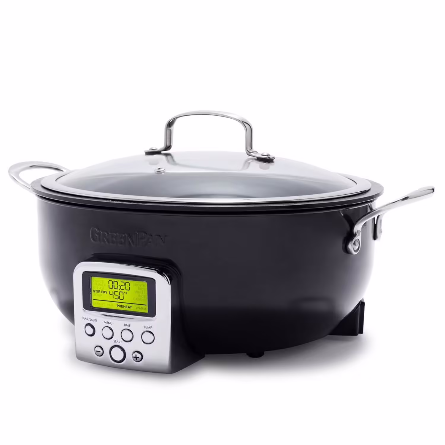 GreenPan Elite 6-Quart Essential Smart Skillet | Black
