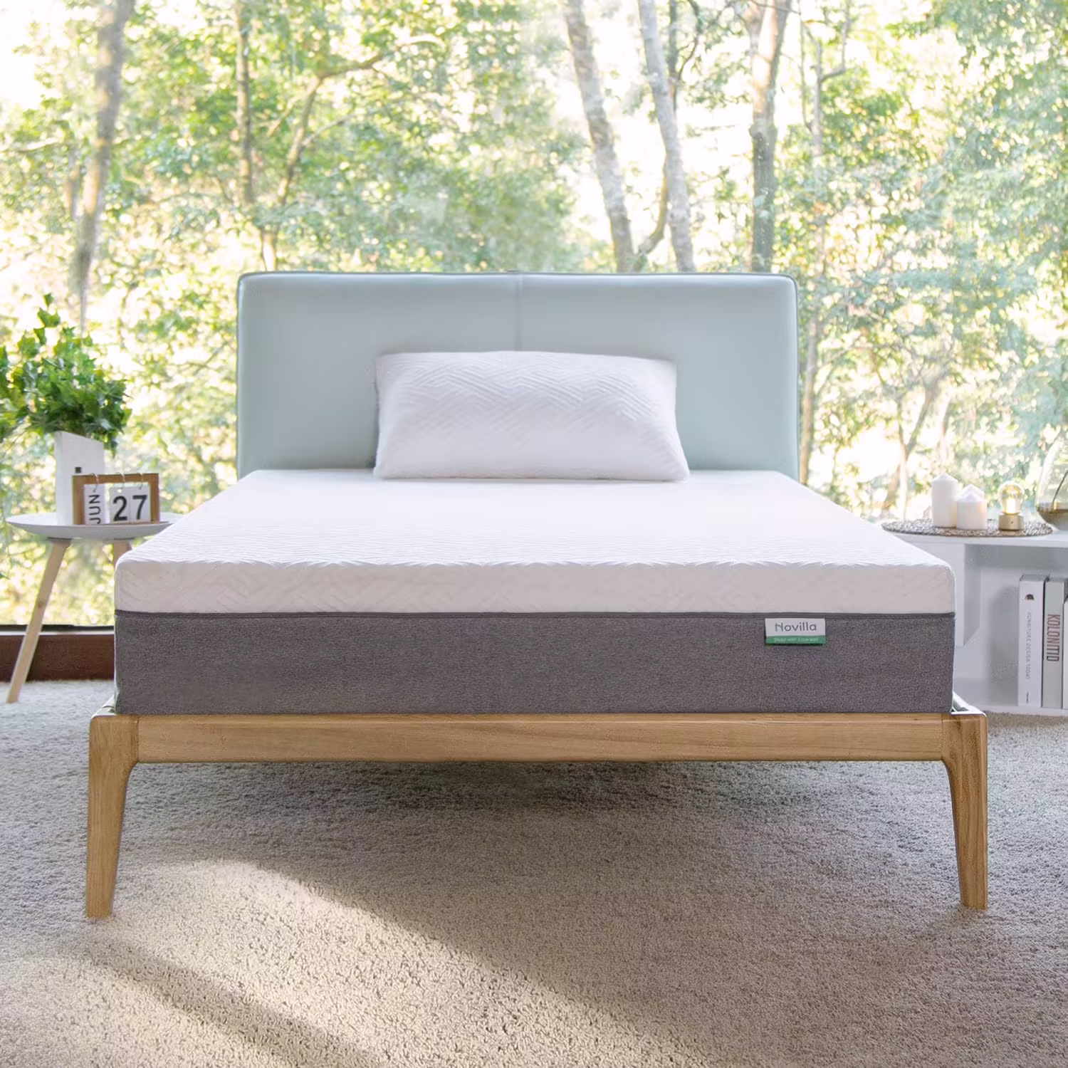 Novilla Full Mattress 10 inch Bliss Memory Foam Mattress in a Box Full Size Bed Mattress
