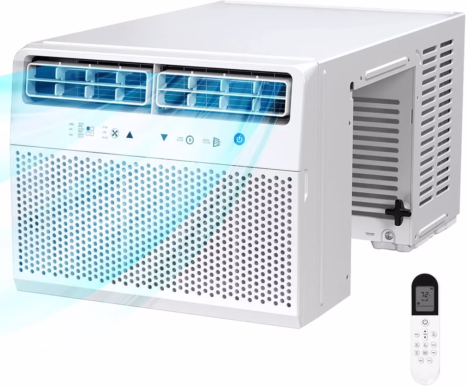 Antarctic Star U-Shaped Air Conditioner Window 12000BTU Ultra Quiet Window Air Conditioner Cools