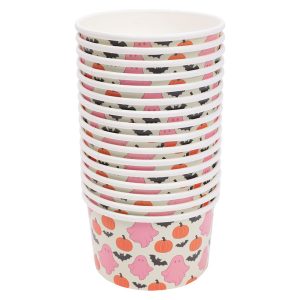 The Halloween Collection Pink Ghost/Bat/Pumpkin Treat Cups