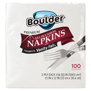 Boulder Premium 2-Ply All Occasion Napkins