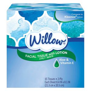 Willow Aloe & Vitamin E Lotion Facial Tissue