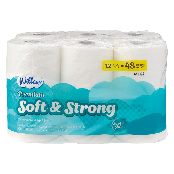 Willow Premium Soft & Strong Bath Tissue – 3840 ct