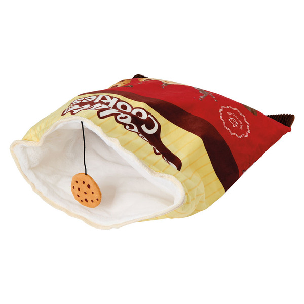Heart To Tail Cat Crinkle Sack, Choc Cookies