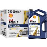 (3 Pack) Shell Rotella T6 Full Synthetic 15W - 40 Motor Oil, 1 Gallon (3 Pack)