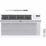 LG 8, 000 BTU 340 Sq Ft Window Air Conditioner with Remote Control, White, LW8016ER, 10000