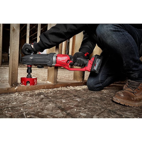 2026 New M18 FUEL 18V Lithium-Ion Brushless Cordless GEN 2 SUPER HAWG 7/16 in. Right Angle Drill (Tool-Only) - Image 8