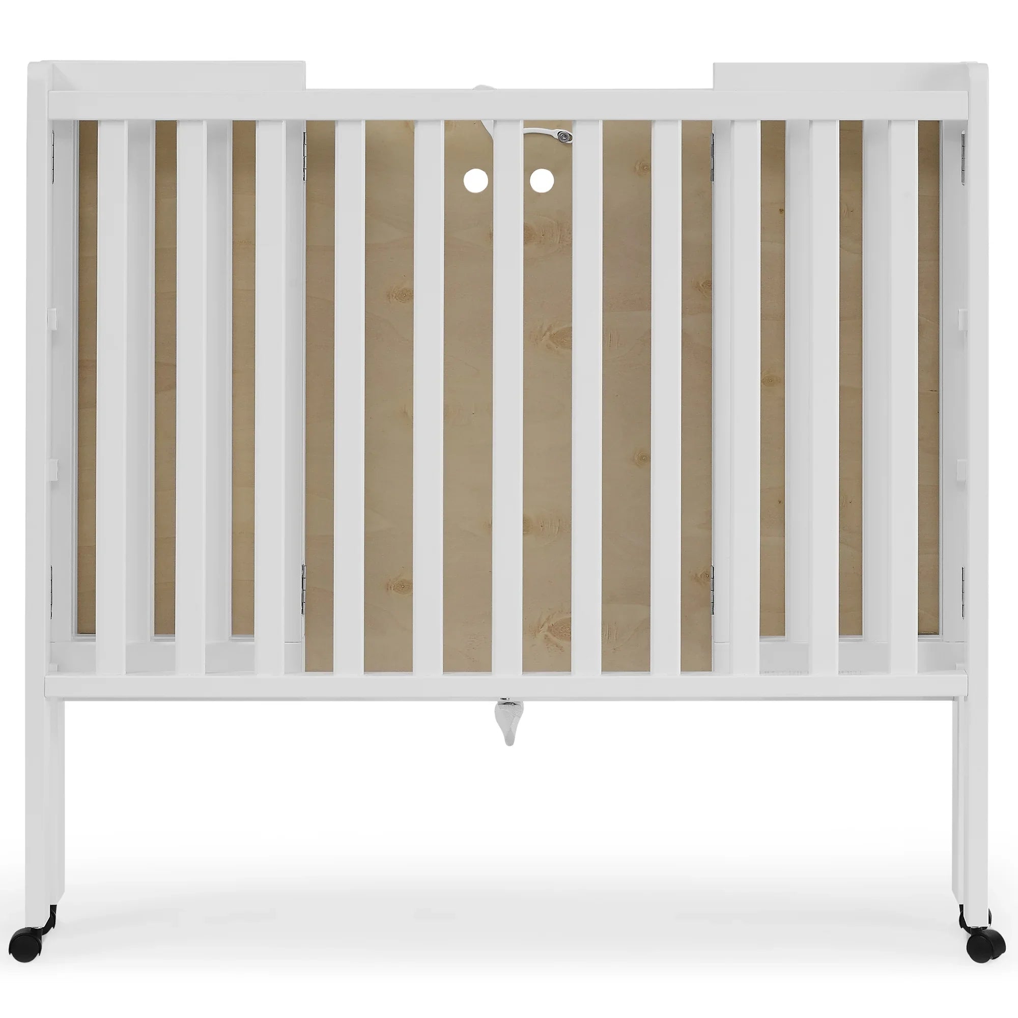 2026 New Delta Children Lee Portable Folding Mini Crib with 1.5-Inch Mattress - Greenguard Gold Certified, Bianca White - Image 15