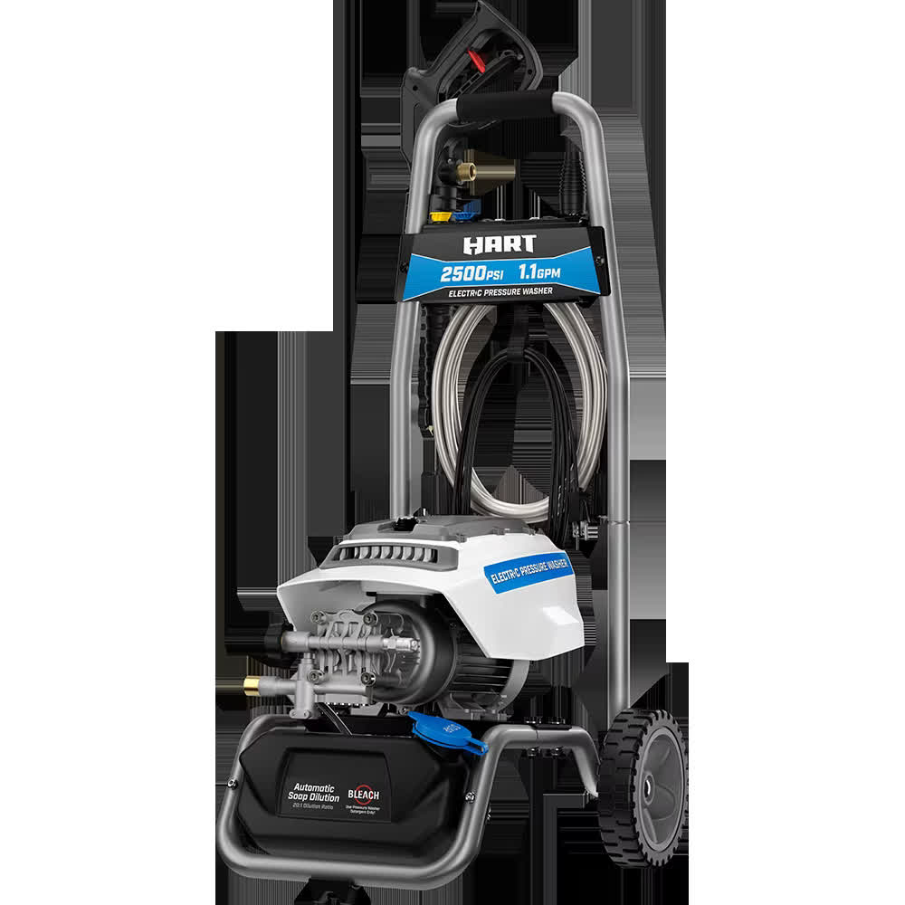 2026 New HART 2500 PSI at 1.1 GPM 120V Electric Brushless Cold Water Pressure Washer