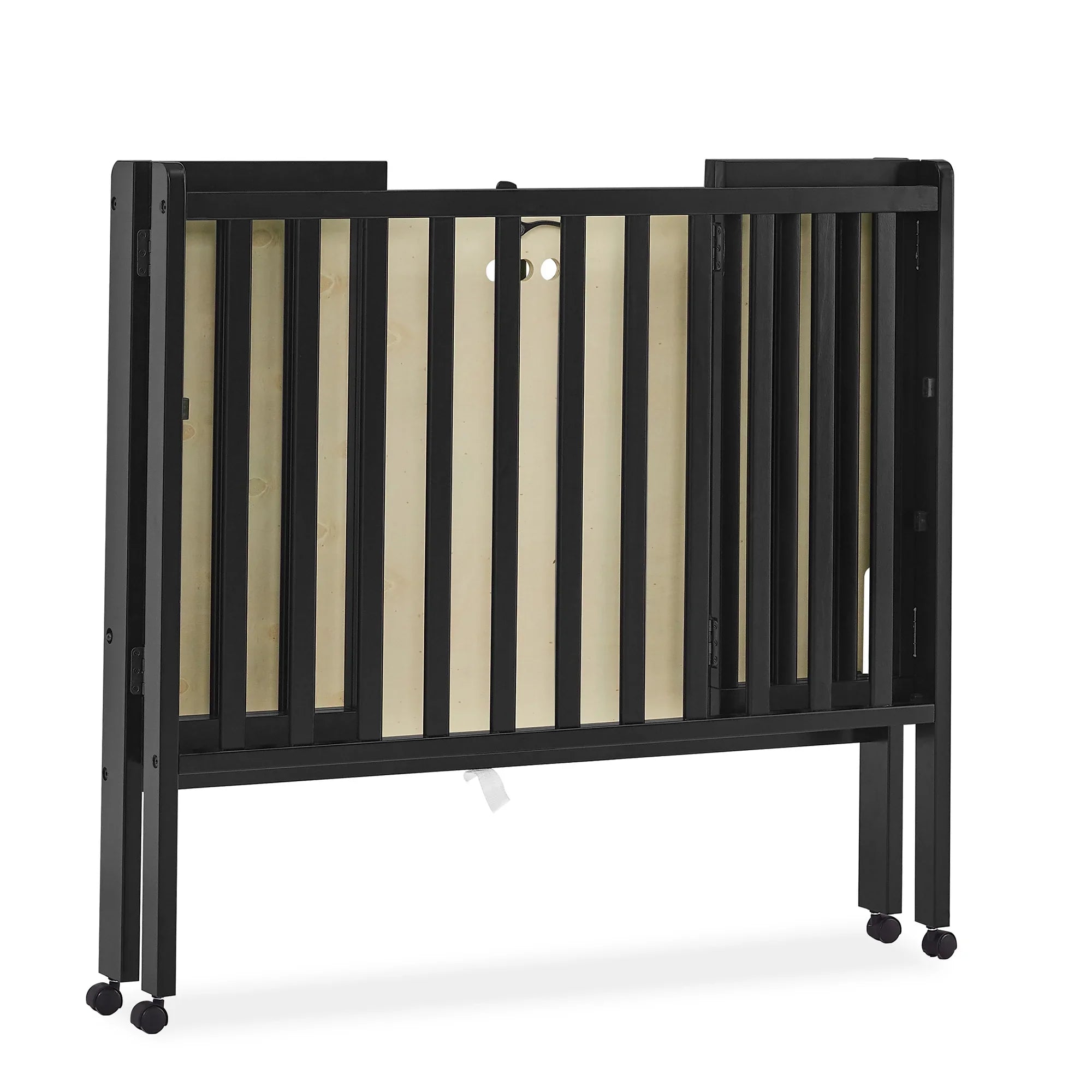 2026 New Delta Children Lee Portable Folding Mini Crib with 1.5-Inch Mattress - Greenguard Gold Certified, Bianca White - Image 48