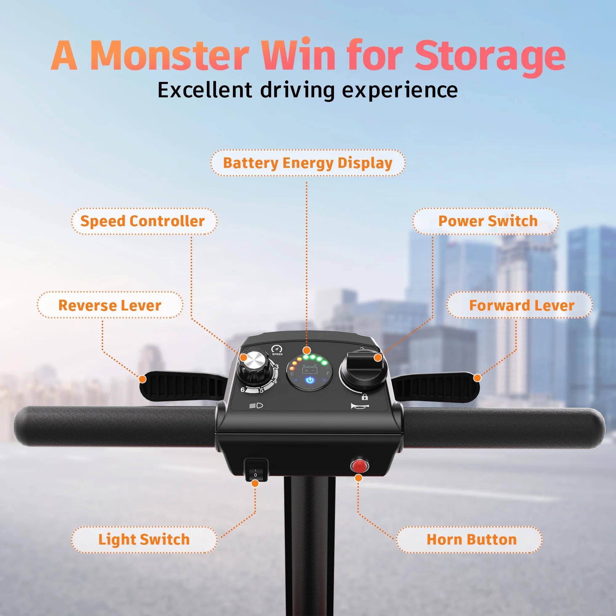 2026 New EAGLOG Light Weight 4 Wheels Mobility Scooter for Seniors, Electric Folding Wheelchair Device for Travel, Black - Image 35