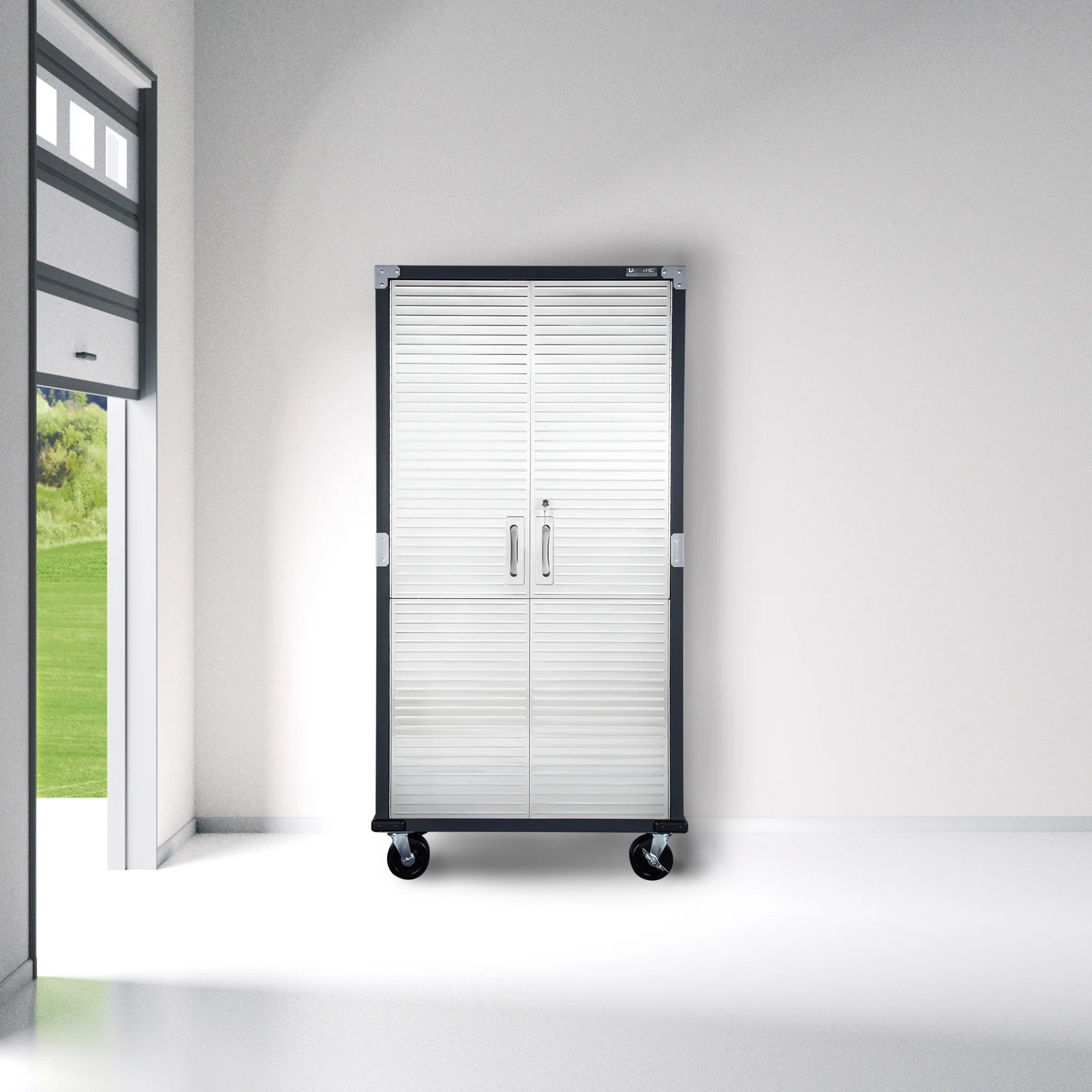 2026 New Seville Classics UltraHD Steel Body Lockable Storage Filing Cabinet Organizer Locker Shelving Unit 36" W x 18" D x 72" H, Granite - Image 34