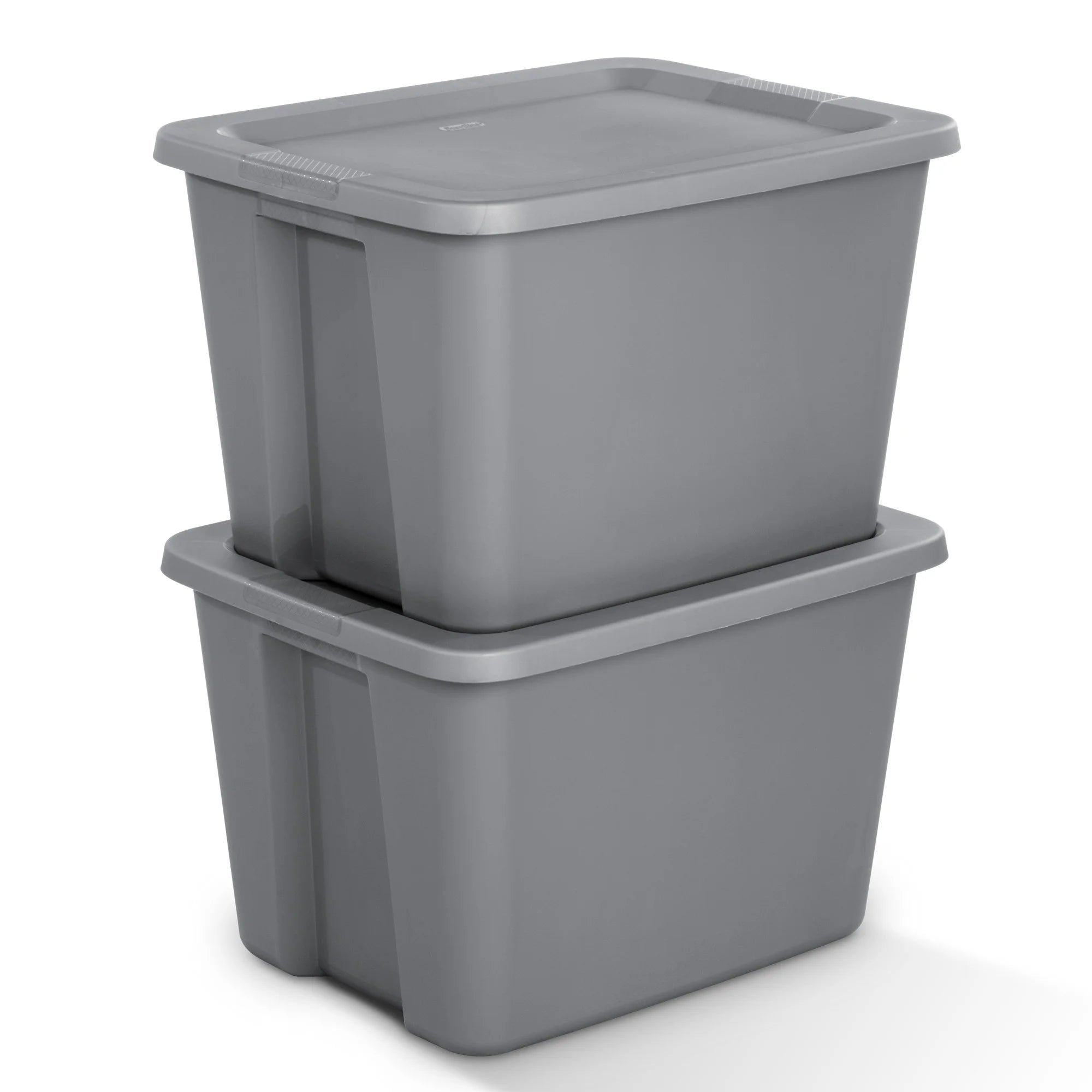 2026 New Sterilite 18 Gallon Tote, Plastic Storage Bin with Snap-on Lid, Gray, 8 Count - Image 9