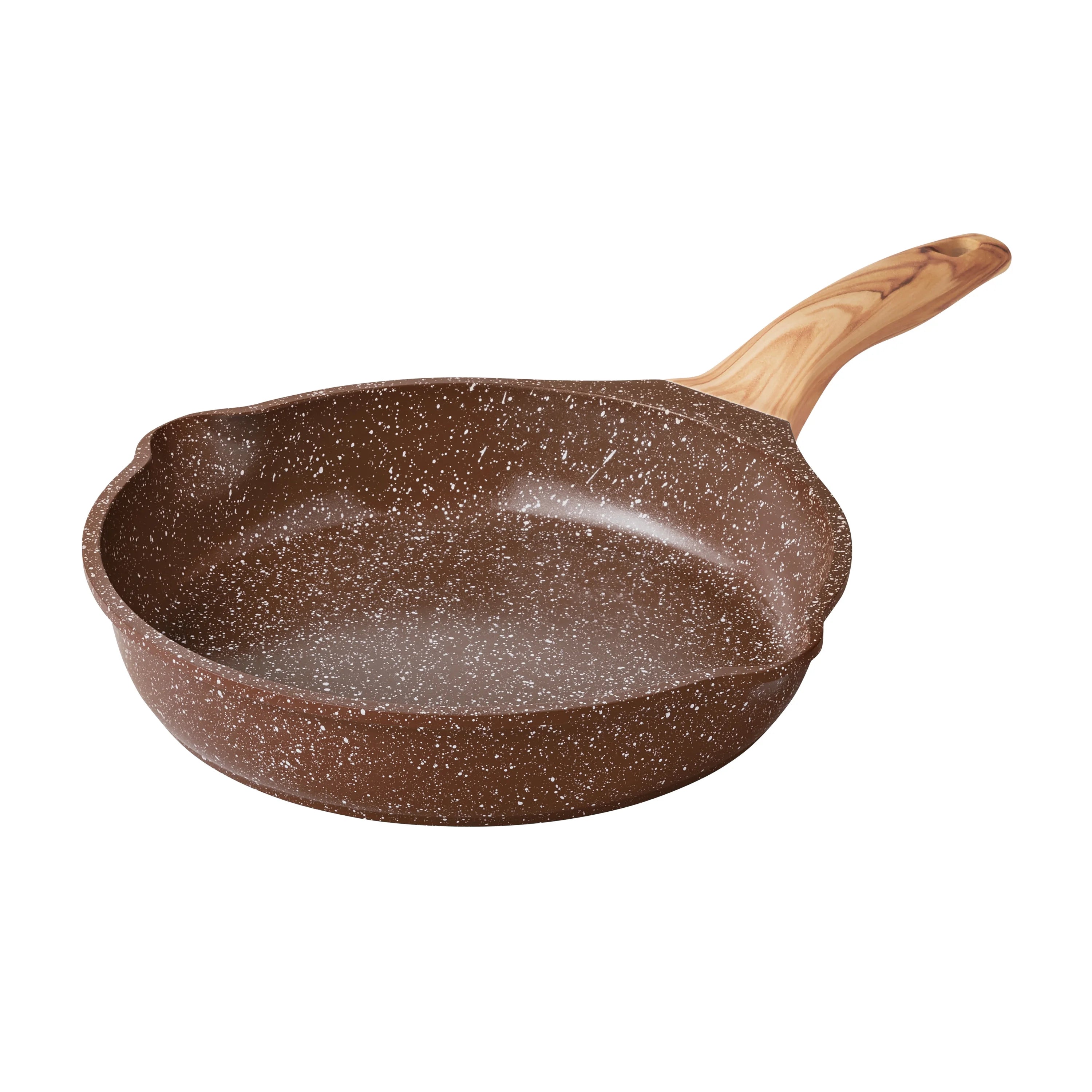 2026 New The Pioneer Woman Prairie Signature 14-Piece Cast Aluminum Cookware Set, Brown Speckle - Image 5