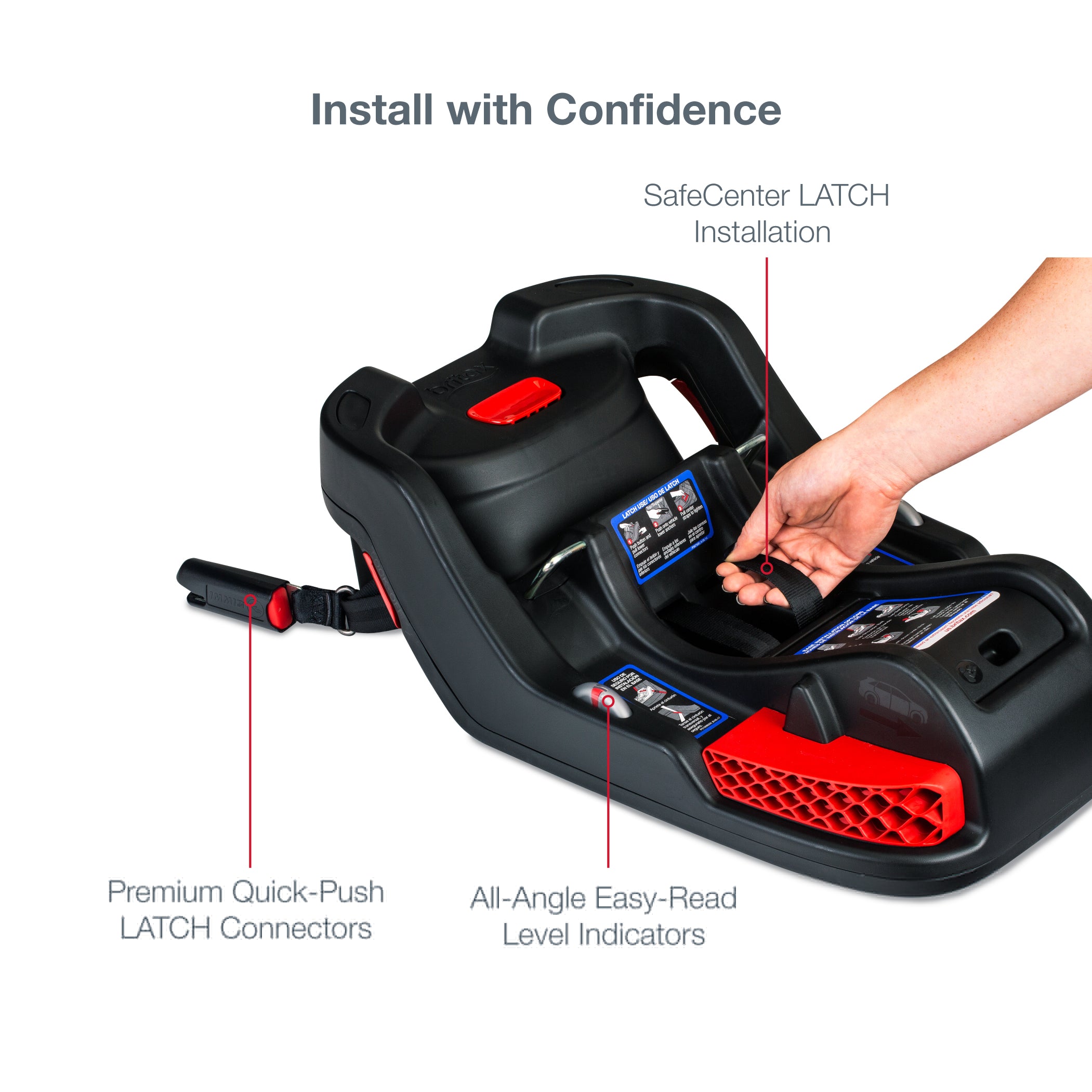 2026 New Britax Infant Car Seat Base Gen2 with SafeCenter LATCH Installation - Image 8
