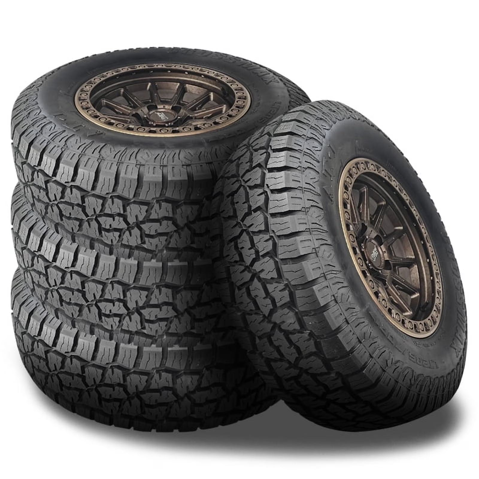 2026 New 4 Crossmax AT-1 285/75R16 126/123R All Terrain Tires [ Load Range E 10 PLY ] LTR-1604-AT-CS / 285/75/16 / 2857516