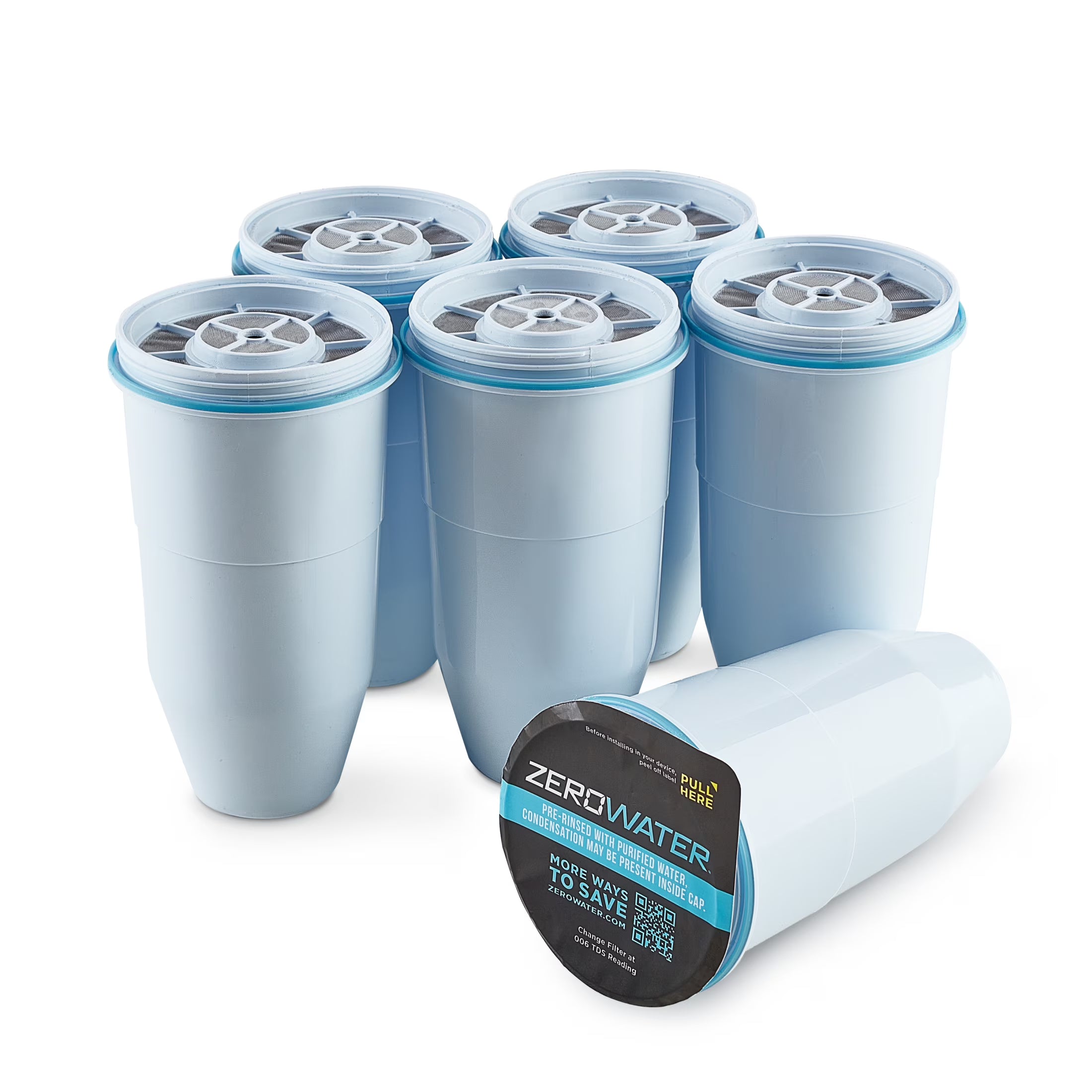 2026 New ZeroWater 5-stage water filter replacement - 6 pack