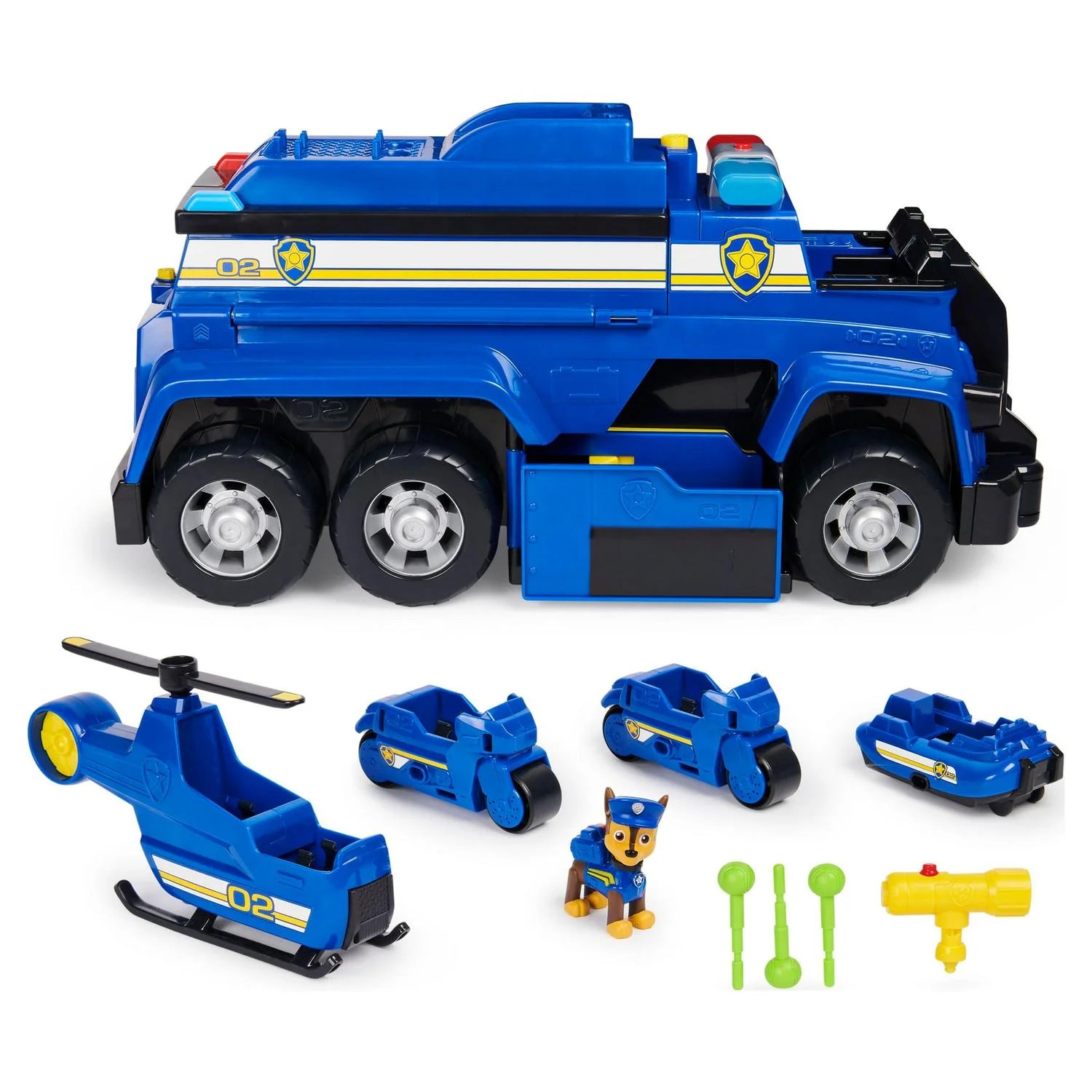 2026 New PAW Patrol. Chase's 5-in-1 Ultimate Cruiser with Lights and Sounds. for Kids Aged 3 and up