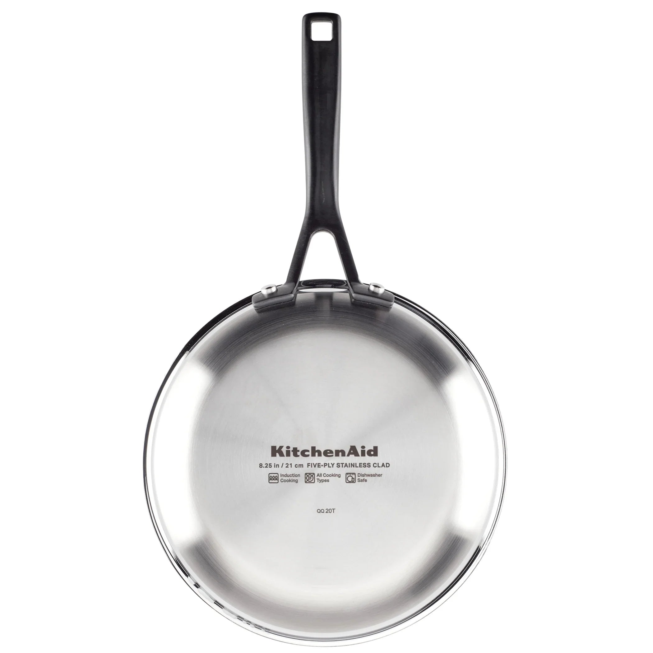 2026 New KitchenAid 5-Ply Clad 10 Pcs Stainless Steel Cookware Induction Pots and Pans Set, Dishwasher Safe, Metal Utensil, Broiler and Oven Safe to 500" F, Polished Stainless Steel - Image 3