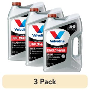 2026 New (3 pack) Valvoline Full Synthetic High Mileage with MaxLife Technologyl 5W-30 Motor Oil 5 QT