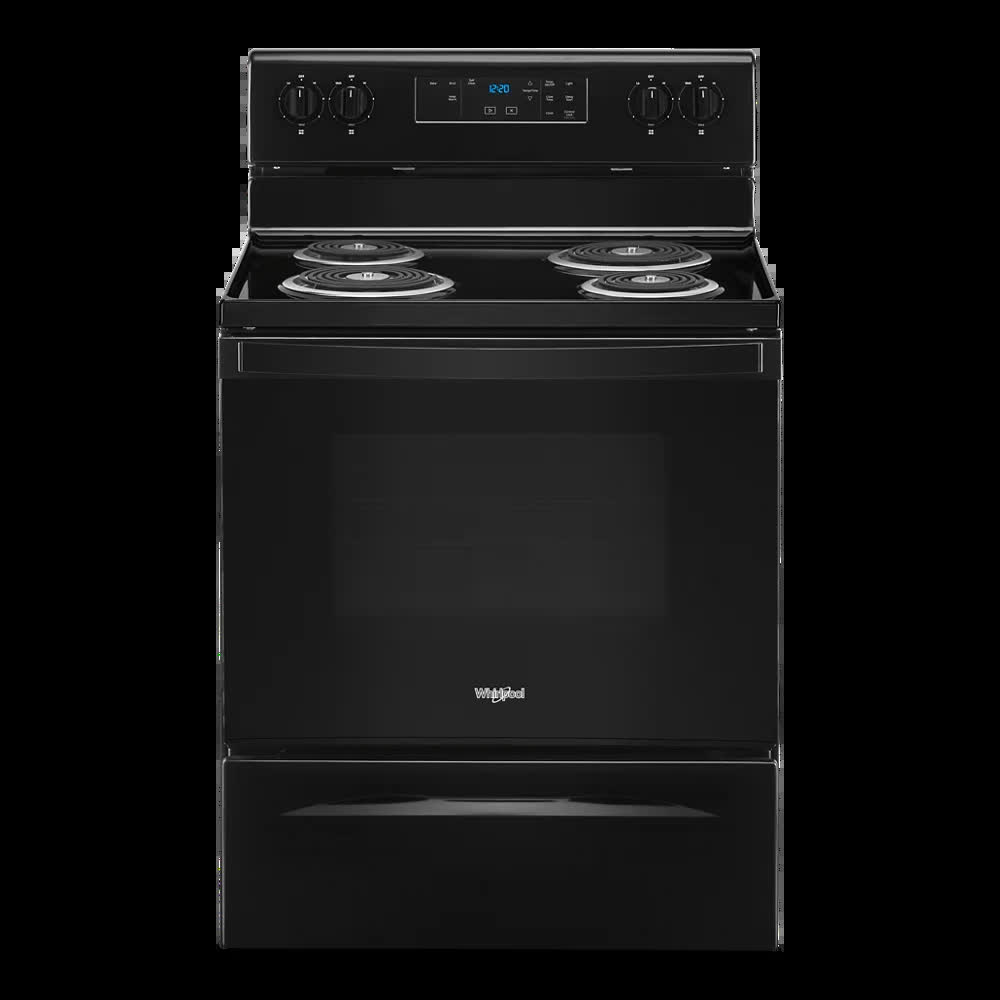 2026 New WHIRLPOOL WFC315S0JB 30" freestanding coil electric range