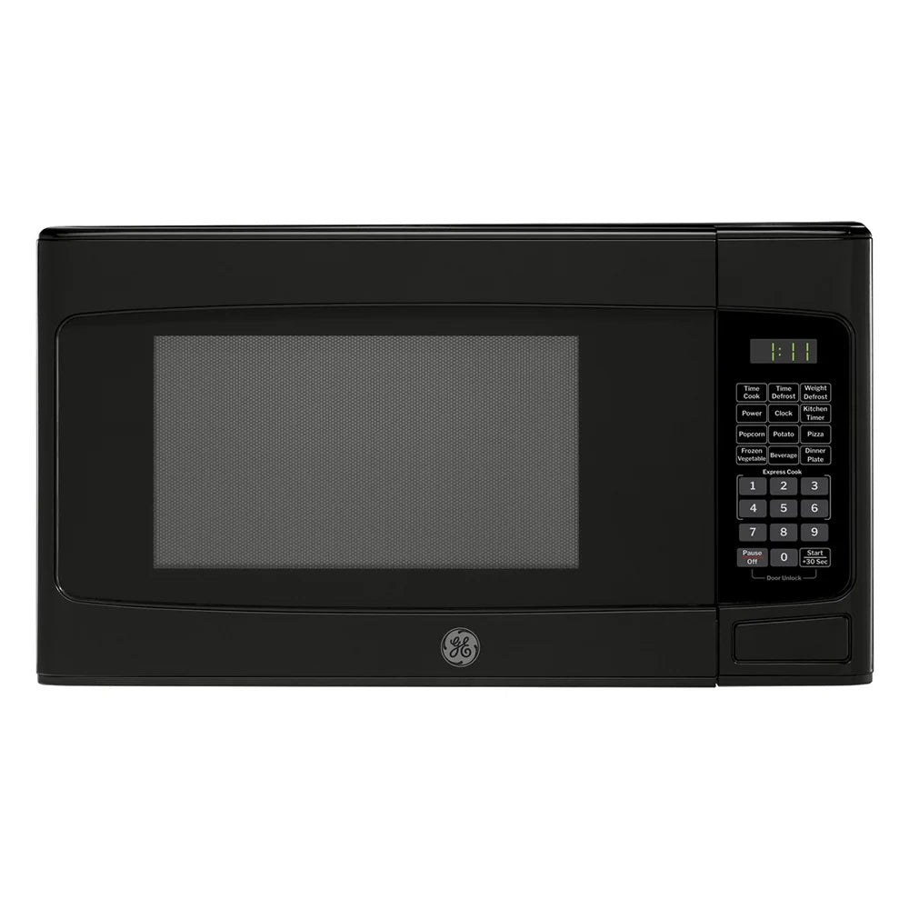2026 New GE GCST11N1WSS 1.1 cu. ft. Countertop Microwave Oven 950 Watts Stainless Steel Bundle with 2 YR CPS Enhanced Protection Pack and Deco Chef Pair of Red Heat Resistant Oven Mitt - Image 10