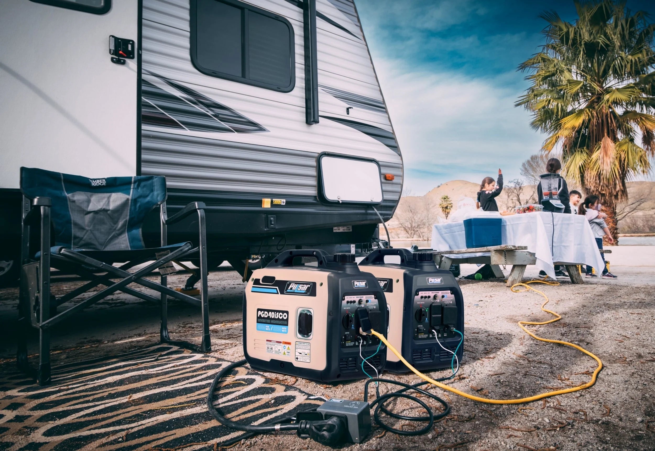 2026 New Pulsar 4000-Watt Super Quiet Gas Powered Inverter Generator with CO Sentry - Image 6