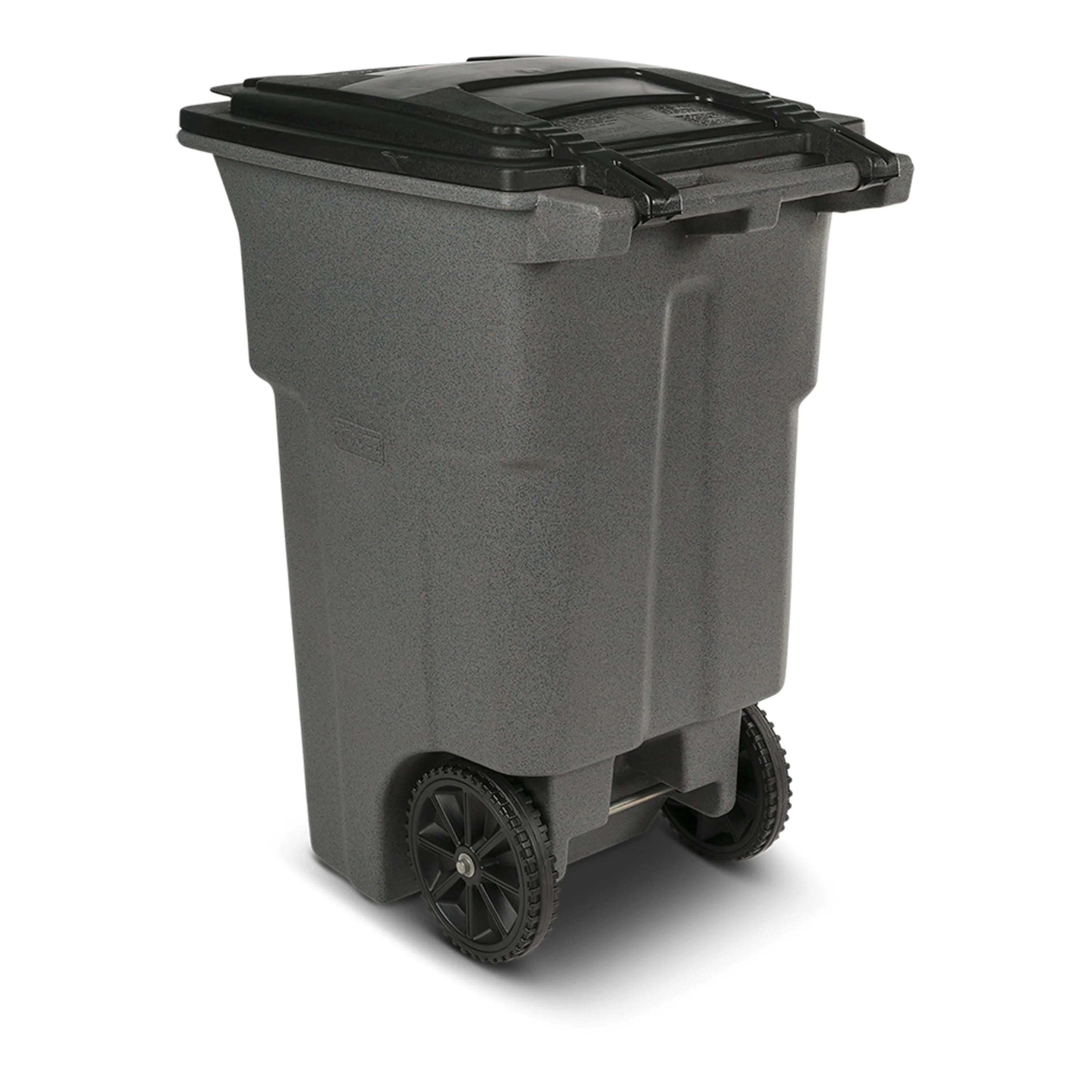 2026 New Toter Trash Can Graystone with Wheels and Lid, 64 Gallon - Image 5