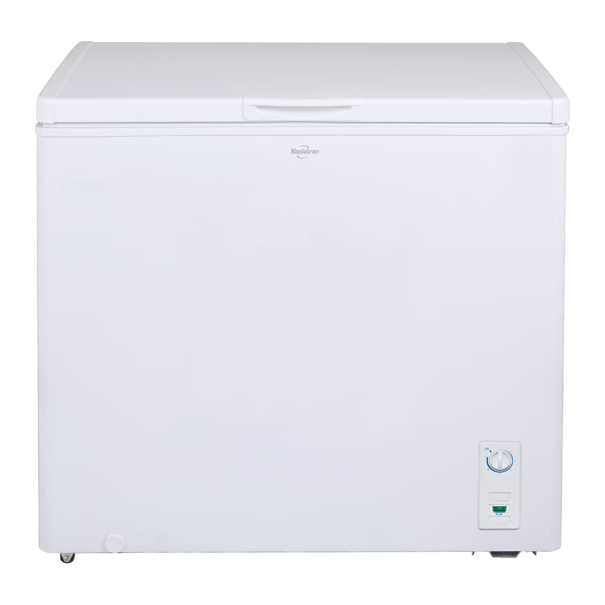 2026 New Koolatron Large Chest Freezer, 7.0 cu ft (195L),Manual Defrost Deep Freeze, Storage Basket, Space-Saving Flat Back, Stay-Open Lid, Front-Access Drain, White