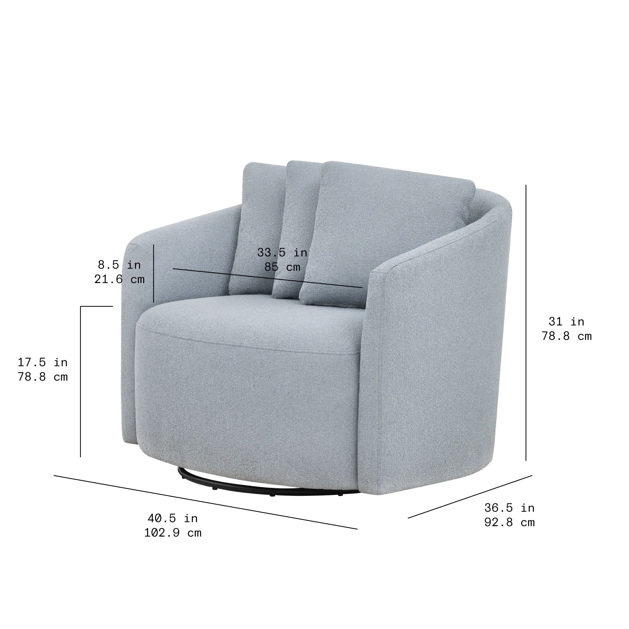 2026 New Beautiful Drew Accent Chair by Drew Barrymore, Cream Boucle - Image 62