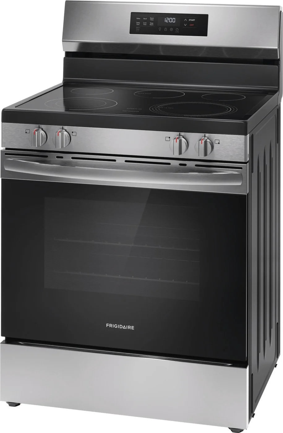 2026 New Frigidaire FCRE3062AS 30" Electric Range with Steam Clean, Stainless Steel - Image 4