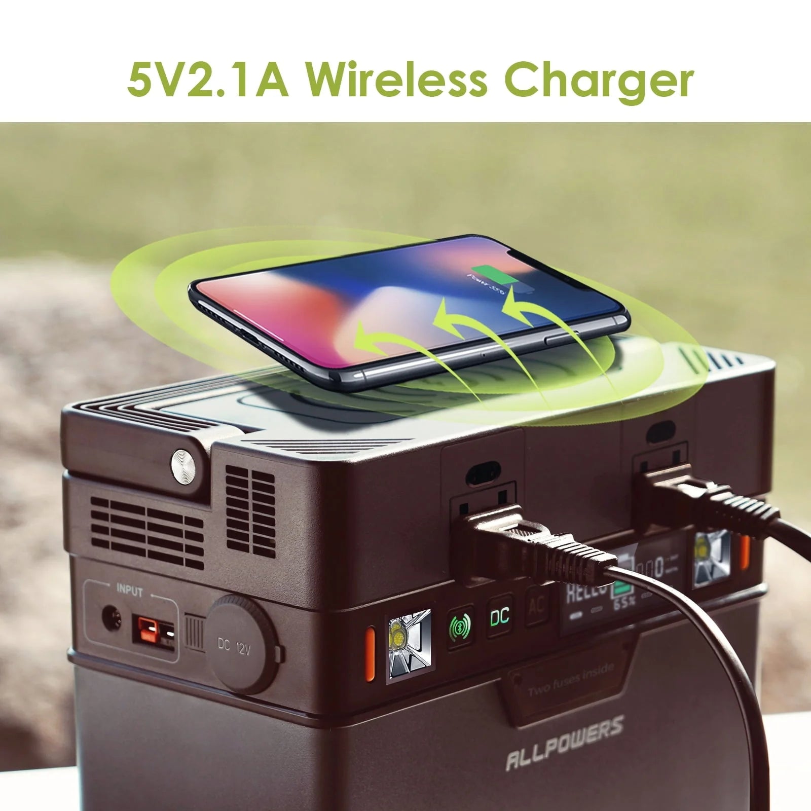 2026 New ALLPOWERS 288Wh 300W Portable Power Station with 100W Foldable Solar Panel, S300 Solar Generator Kit, Backup Battery for Camping Travel off-Grid, 【Shipping Separately】 - Image 3