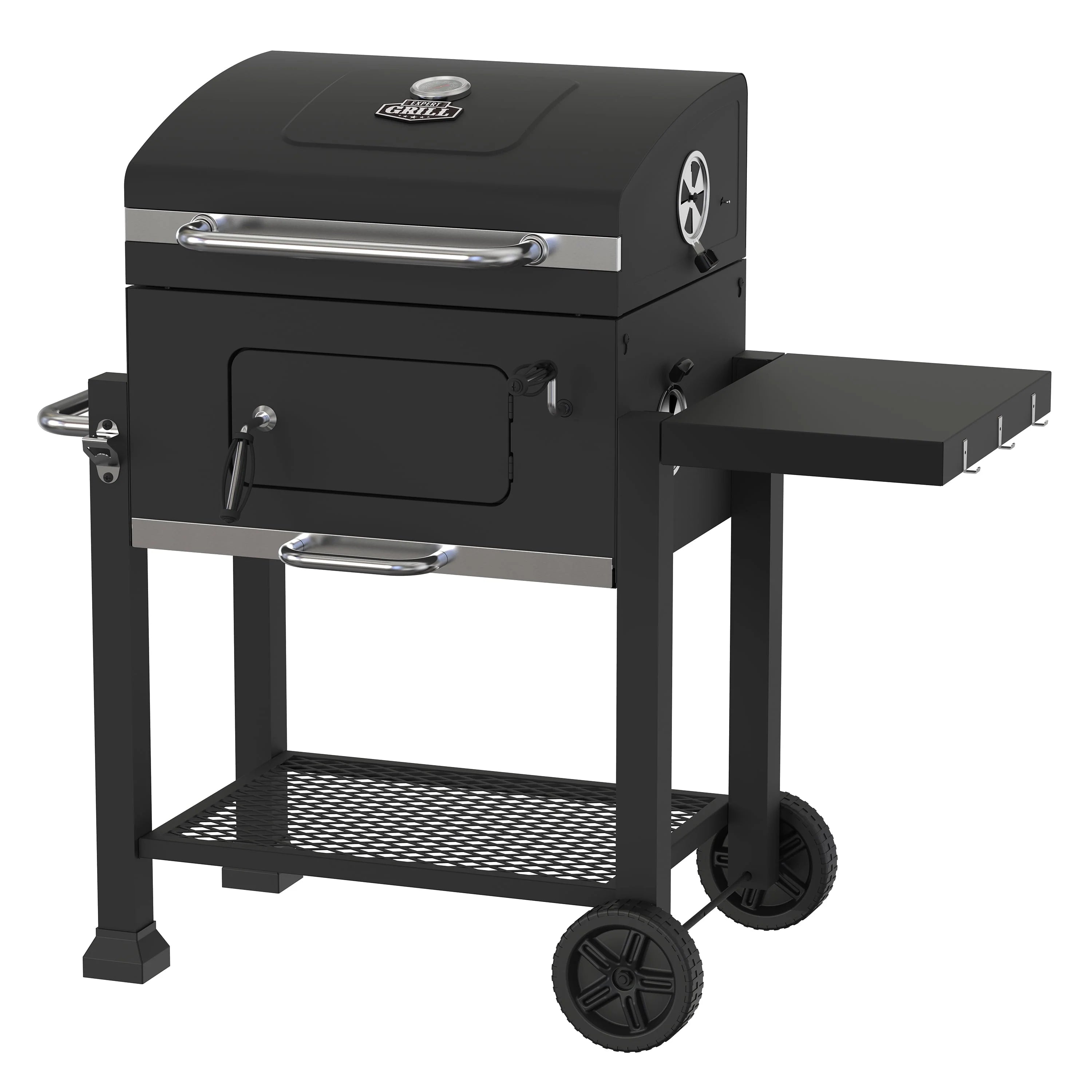 2026 New Expert Grill Heavy Duty 24-Inch Charcoal Grill, Black