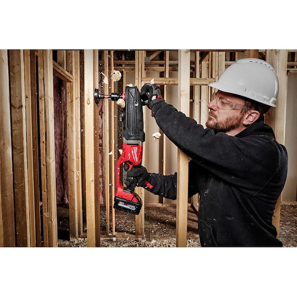 2026 New M18 FUEL 18V Lithium-Ion Brushless Cordless GEN 2 SUPER HAWG 7/16 in. Right Angle Drill (Tool-Only) - Image 4