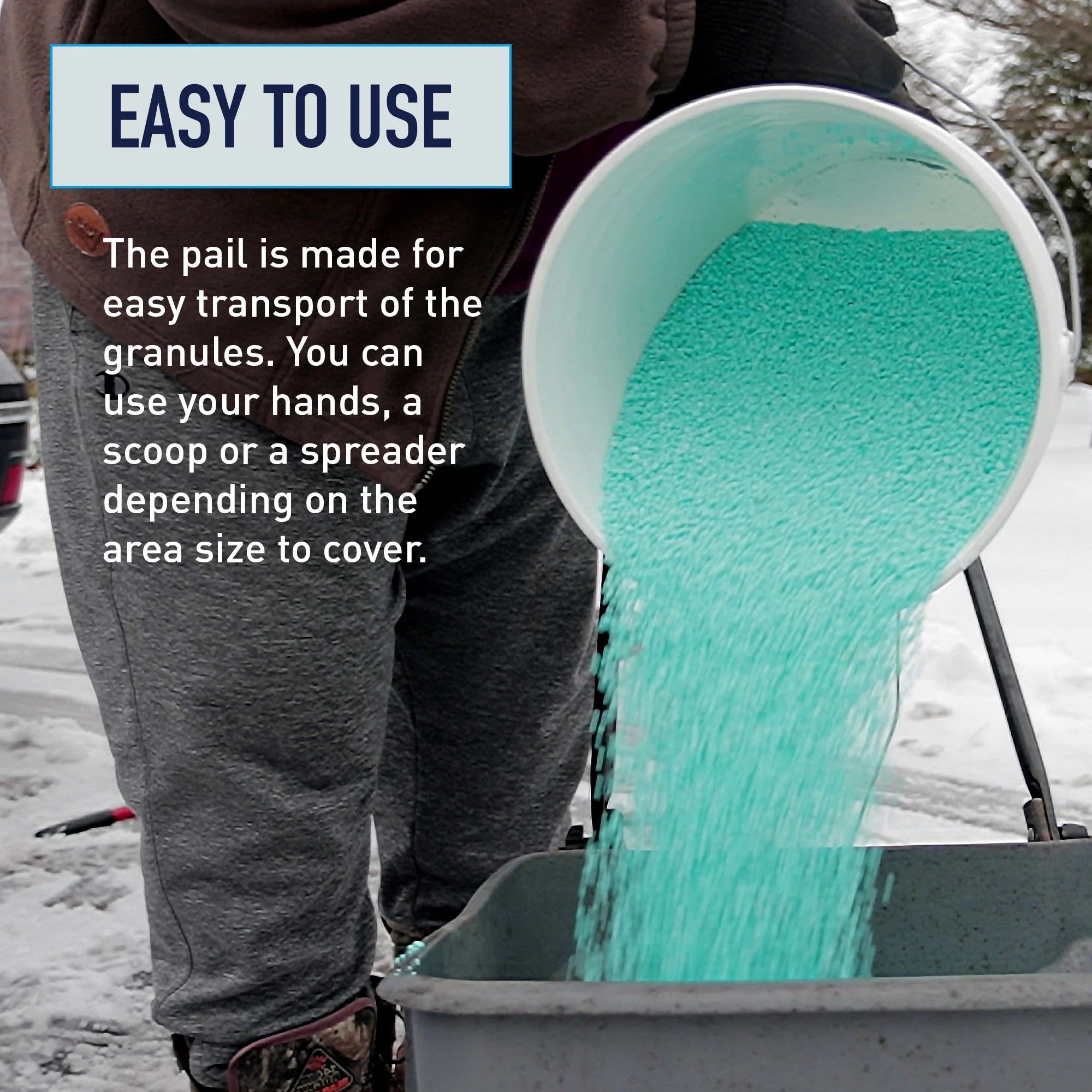 2026 New Safe Paw Pet Safe Ice Melt, 100% Salt and Chloride free with Traction Agent, Non-Toxic, Fast Acting, Lasts 3X Longer -C 35 Lbs - Image 4