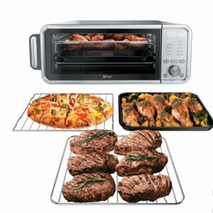 2026 New New Ninja Flip 10-in-1 Toaster Oven & Air Fryer with Added Broil Rack