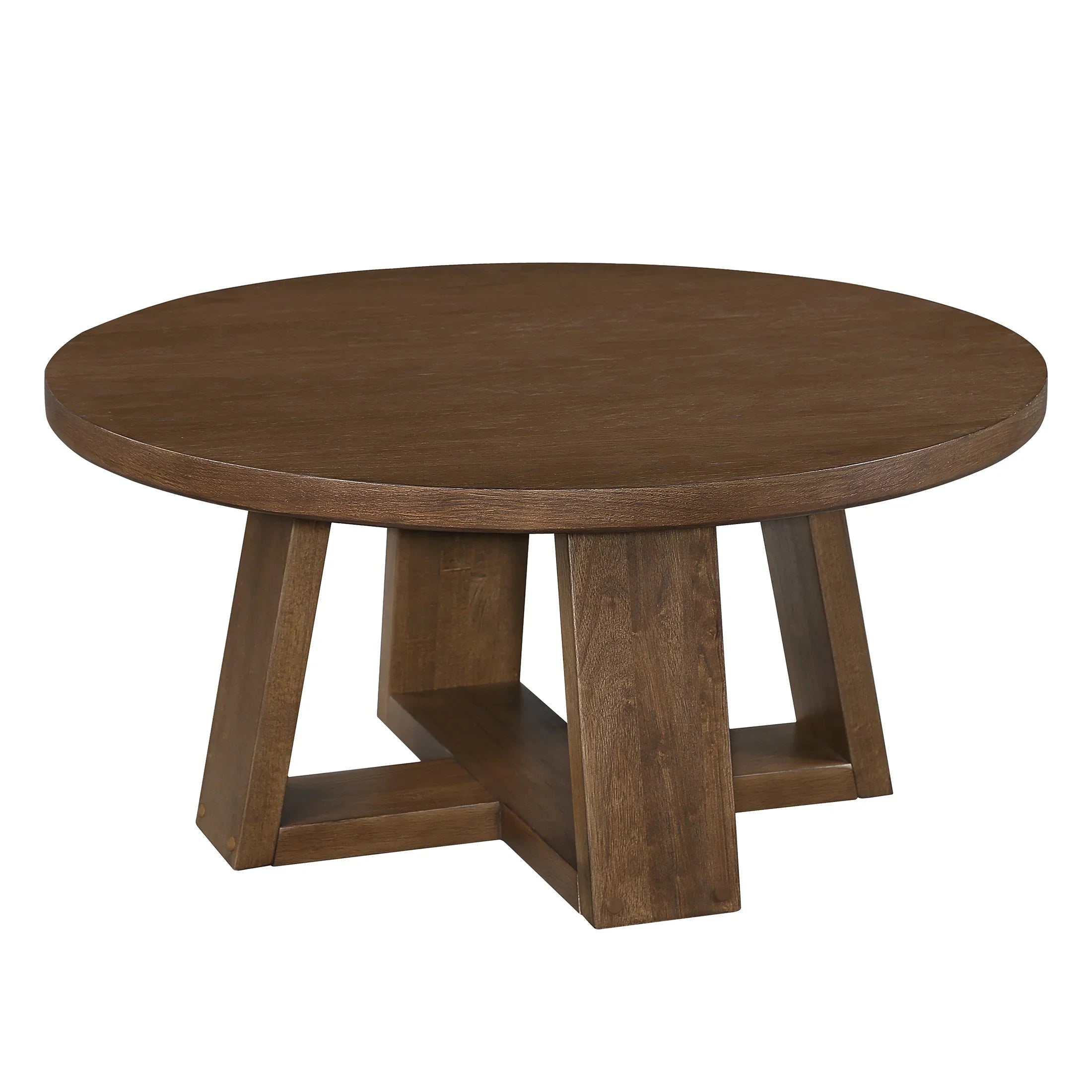 2026 New Better Homes & Gardens Ezra Coffee Table, Walnut finish - Image 7