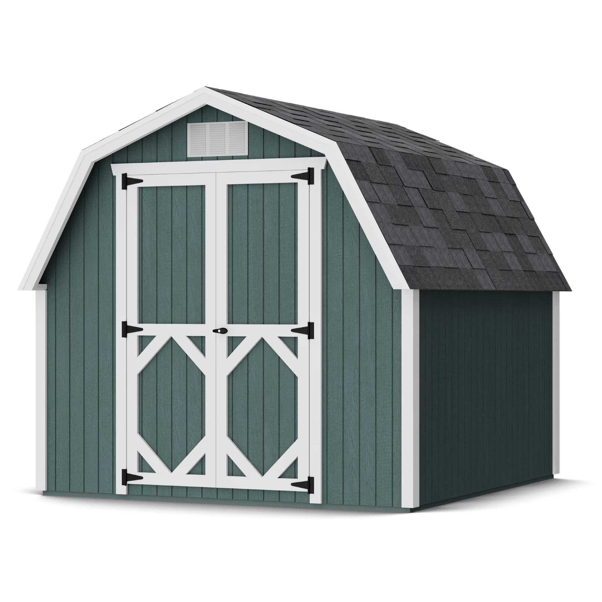2026 New Little Cottage Co. 8x8 Classic Gambrel Barn with 4 ft. Sidewalls, Outdoor Wood Storage Shed Do-It-Yourself Precut Kit
