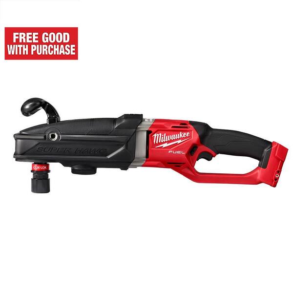 2026 New M18 FUEL 18V Lithium-Ion Brushless Cordless GEN 2 SUPER HAWG 7/16 in. Right Angle Drill (Tool-Only)